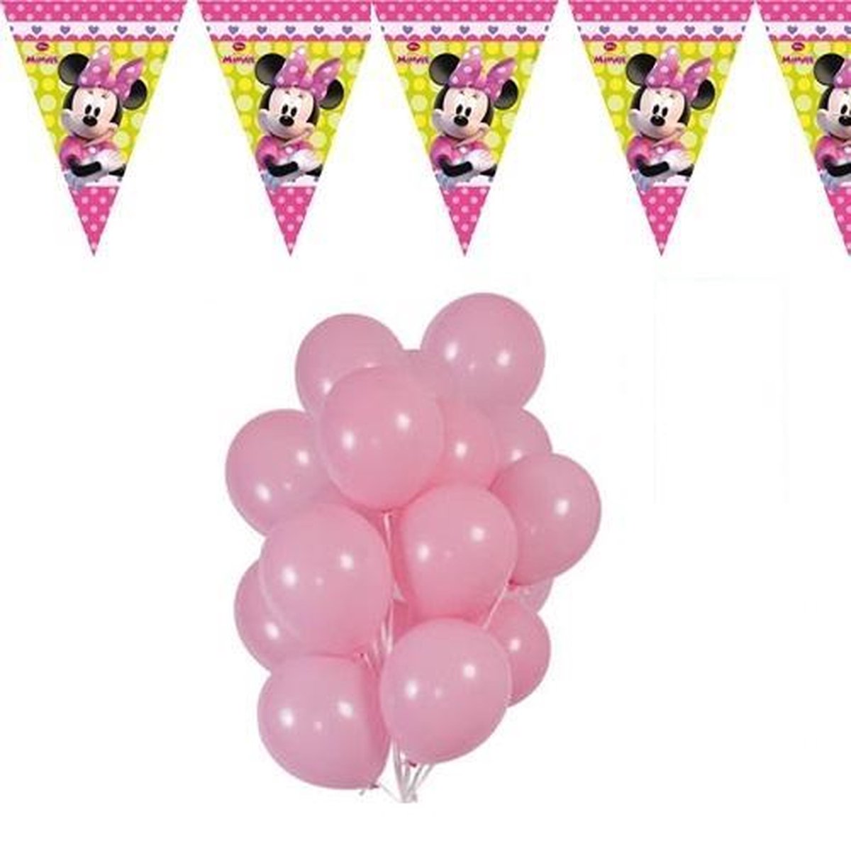 MINNIE MOUSE VERJAARDAG! | Disney Minnie Mouse | Party set | Slingers | Ballonnen | Versiering | Decoratie | Verjaardag | Kinderfeestje